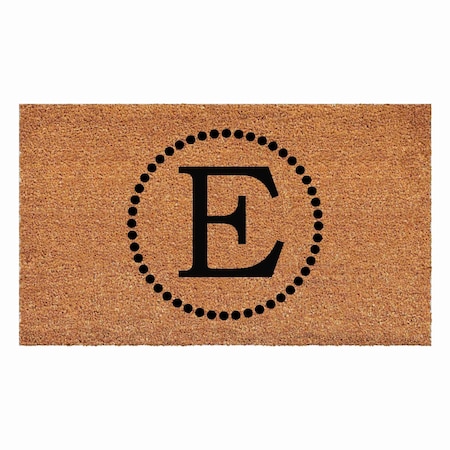 Calloway Mills Monogram Door Mat, Black, Natural, 36 in W x 72 in L 108213672E